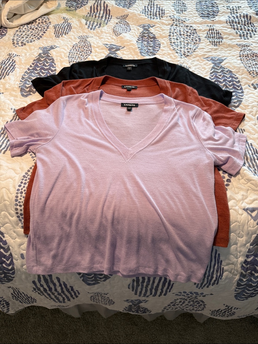 Express v neck top XS
